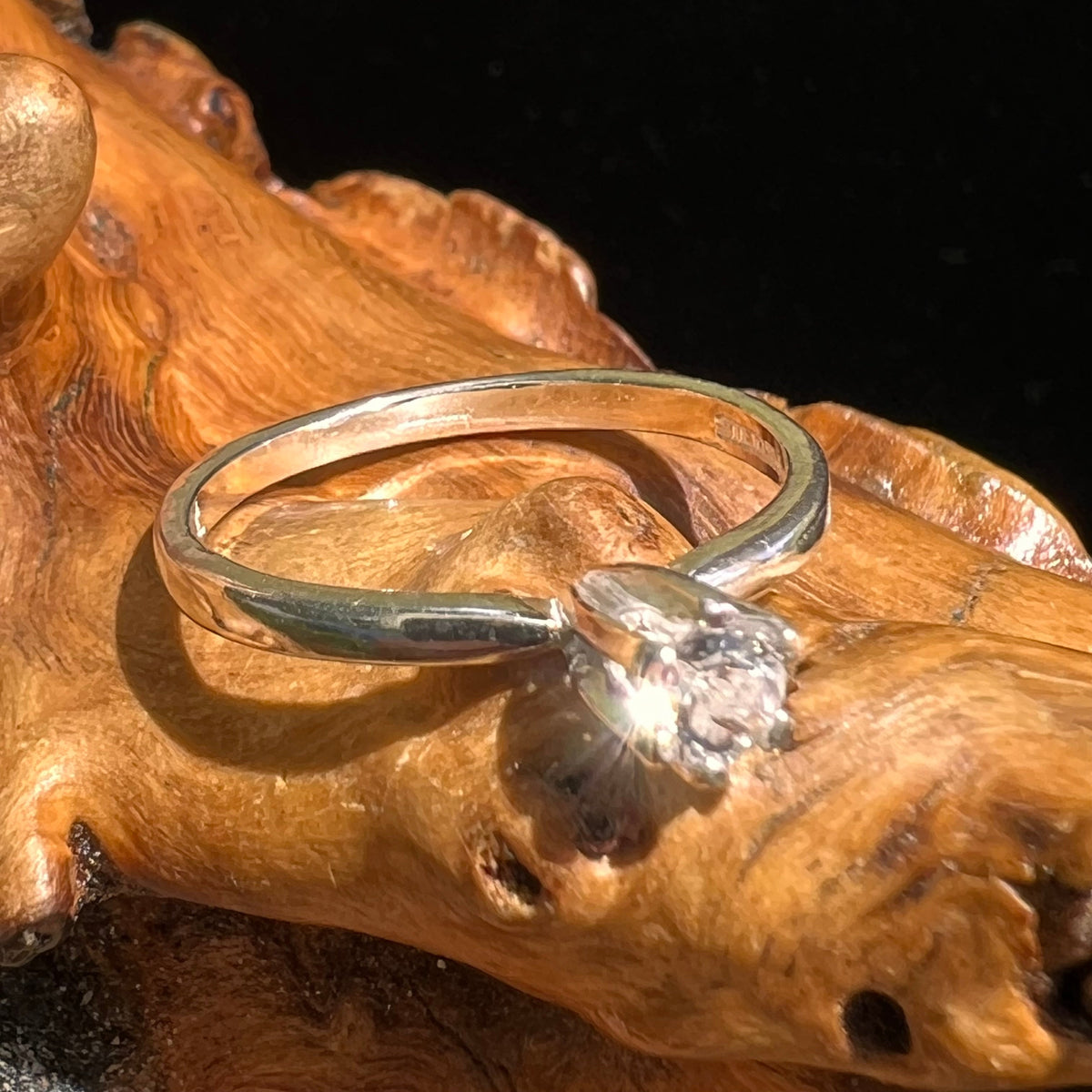 Phenacite Solitaire Ring Sterling Silver Size 6.75 #5354-Moldavite Life