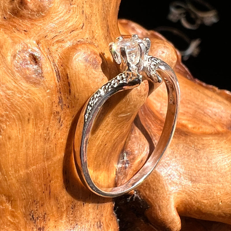 Phenacite Swirl Ring Sterling Silver Size #5288-Moldavite Life