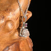 Phenakite & Amethyst Necklace Sterling #7258-Moldavite Life