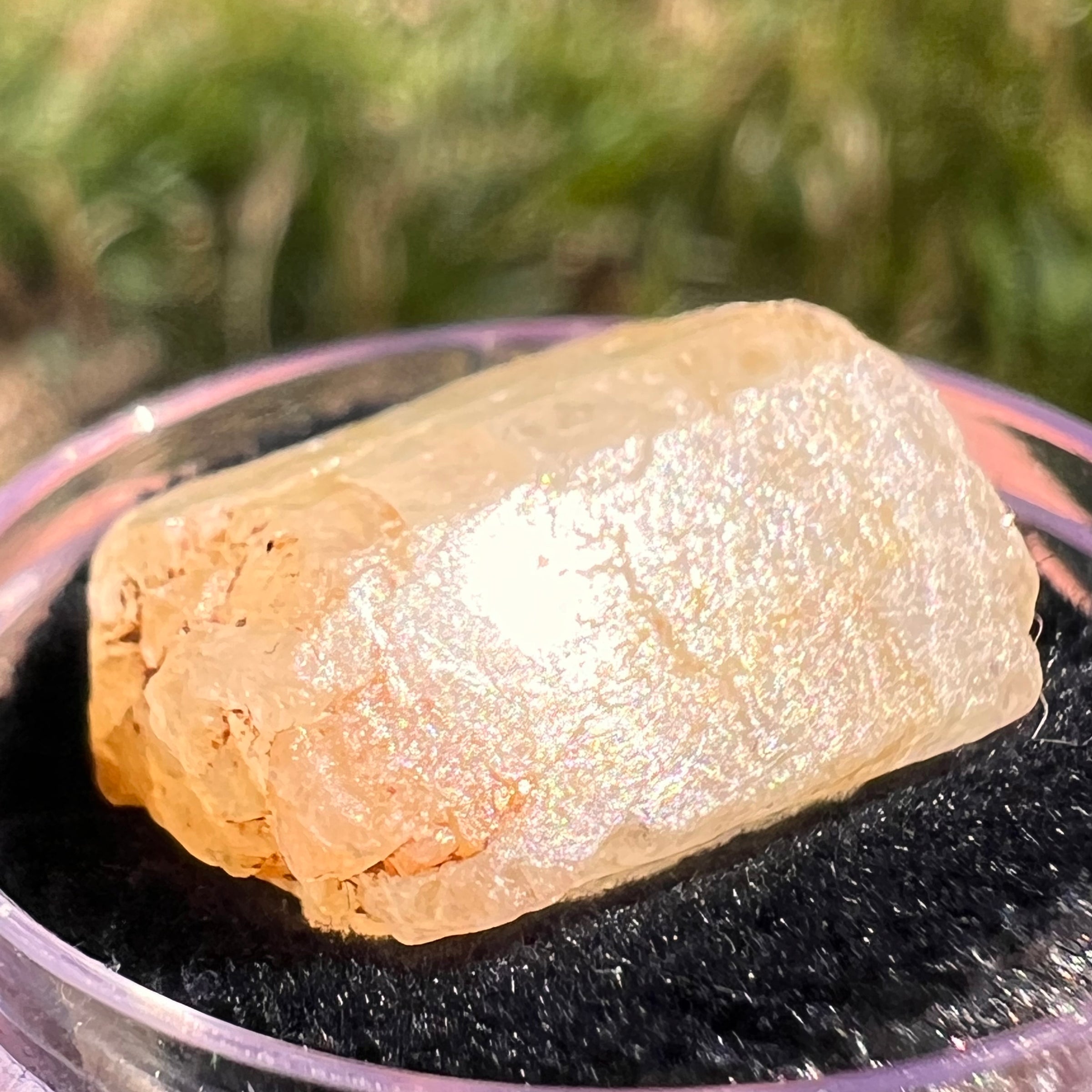 Phenakite Crystal #55-Moldavite Life