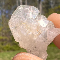 Phenakite Crystal #60-Moldavite Life