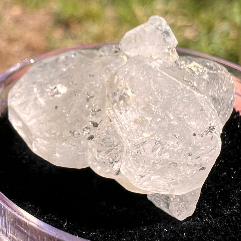 Phenakite Crystal #60-Moldavite Life