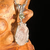 Phenakite & Moldavite Necklace Sterling #7260-Moldavite Life