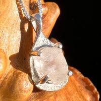 Phenakite Necklace Sterling Raw Crystal #6891-Moldavite Life