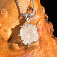 Phenakite Necklace Sterling Raw Crystal #6923-Moldavite Life