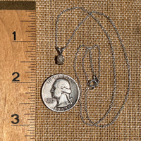 Phenakite Necklace Sterling Raw Crystal #7063-Moldavite Life