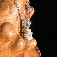 Phenakite Necklace Sterling Silver Faceted Gem #7901-Moldavite Life