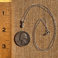 Phenakite Necklace Sterling Silver Faceted Gem #7901-Moldavite Life