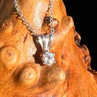 Phenakite Necklace Sterling Silver Faceted Gem #7902-Moldavite Life