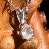 Phenakite Necklace Sterling Silver Faceted Gem #7903-Moldavite Life