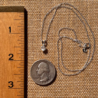 Phenakite Necklace Sterling Silver Faceted Gem #7903-Moldavite Life