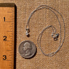 Phenakite Necklace Sterling Silver Faceted Gem #7905-Moldavite Life
