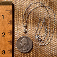 Phenakite Necklace Sterling Silver Faceted Gem #7906-Moldavite Life