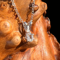 Phenakite Necklace Sterling Silver Faceted Gem #7907-Moldavite Life