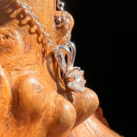 Phenakite Necklace Sterling Silver Faceted Gem #7908-Moldavite Life