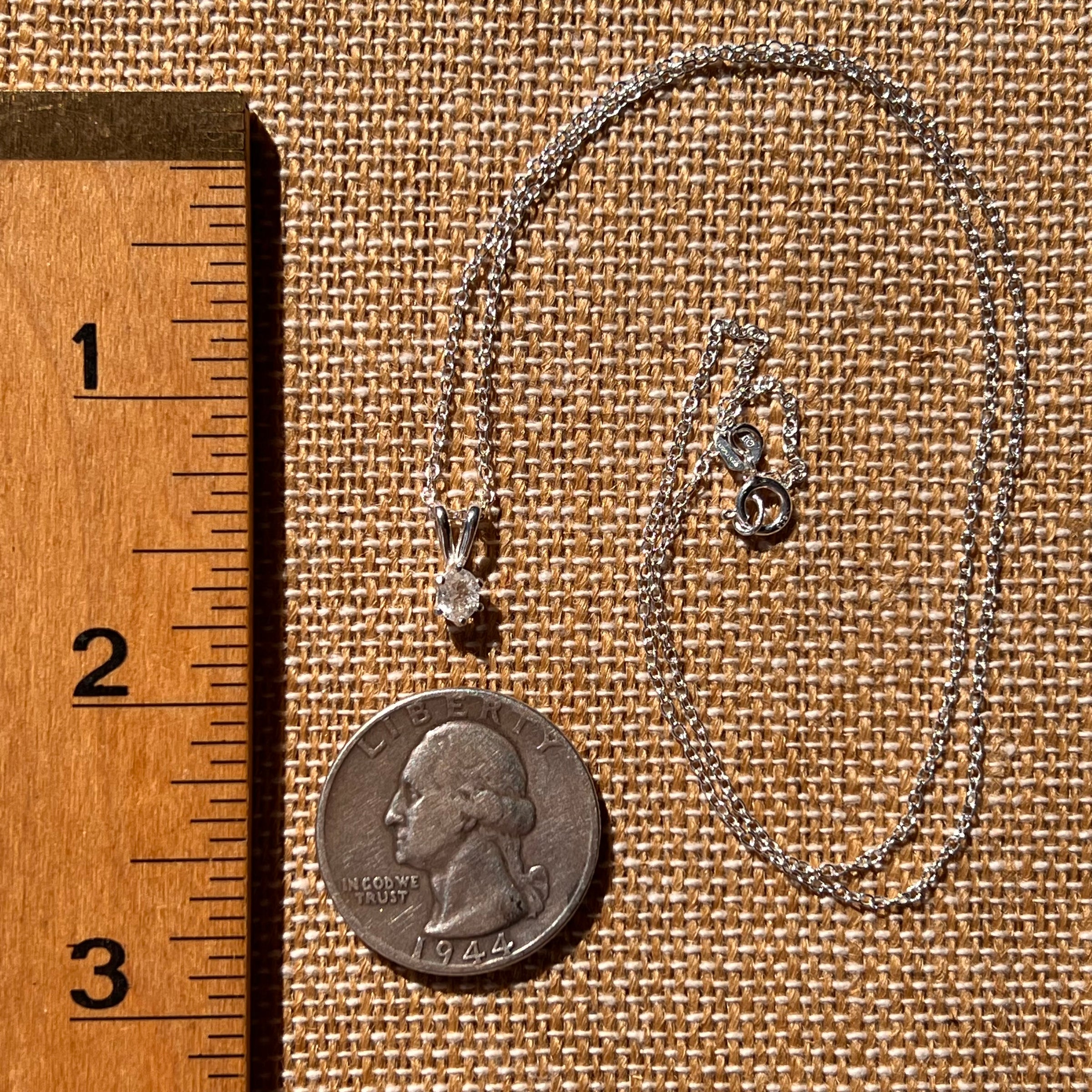 Phenakite Necklace Sterling Silver Faceted Gem #7908-Moldavite Life