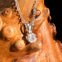 Phenakite Necklace Sterling Silver Faceted Gem #7912-Moldavite Life