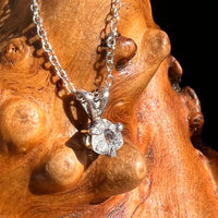 Phenakite Necklace Sterling Silver Faceted Gem #7913-Moldavite Life