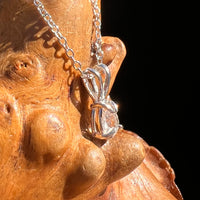 Phenakite Necklace Sterling Silver Faceted Gem #7914-Moldavite Life