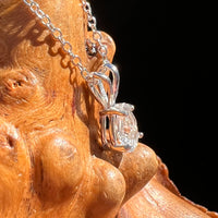 Phenakite Necklace Sterling Silver Faceted Gem #7915-Moldavite Life