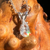 Phenakite Necklace Sterling Silver Faceted Gem #7918-Moldavite Life