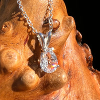 Phenakite Necklace Sterling Silver Faceted Gem #7920-Moldavite Life