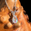 Phenakite Necklace Sterling Silver Faceted Gem #7920-Moldavite Life