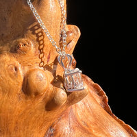 Phenakite Necklace Sterling Silver Faceted Gem #7921-Moldavite Life