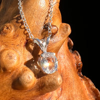 Phenakite Necklace Sterling Silver Faceted Gem #7921-Moldavite Life