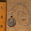 Phenakite Necklace Sterling Silver Faceted Gem #7922-Moldavite Life