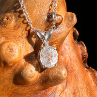 Phenakite Necklace Sterling Silver Faceted Gem #7922-Moldavite Life