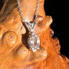 Phenakite Necklace Sterling Silver Faceted Gem #7924-Moldavite Life