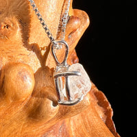 Phenakite Pendant Sterling Raw Crystal #6900-Moldavite Life