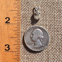 Phenakite Pendant Sterling Raw Crystal #6901-Moldavite Life