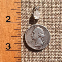 Phenakite Pendant Sterling Raw Crystal #6902-Moldavite Life