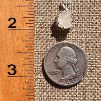 Phenakite Pendant Sterling Raw Crystal #6919-Moldavite Life