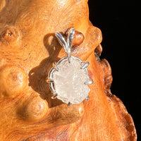 Phenakite Pendant Sterling Raw Crystal #6919-Moldavite Life