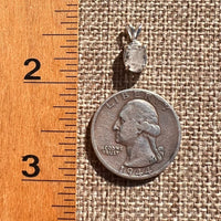 Phenakite Pendant Sterling Raw Crystal #6942-Moldavite Life