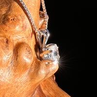 Phenakite Pendant Sterling Silver Faceted Gem #7926-Moldavite Life