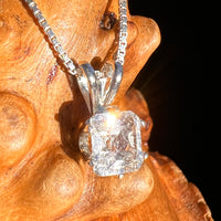 Phenakite Pendant Sterling Silver Faceted Gem #7928-Moldavite Life