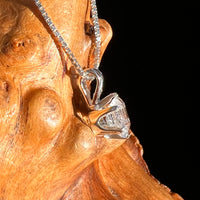 Phenakite Pendant Sterling Silver Faceted Gem #7928-Moldavite Life