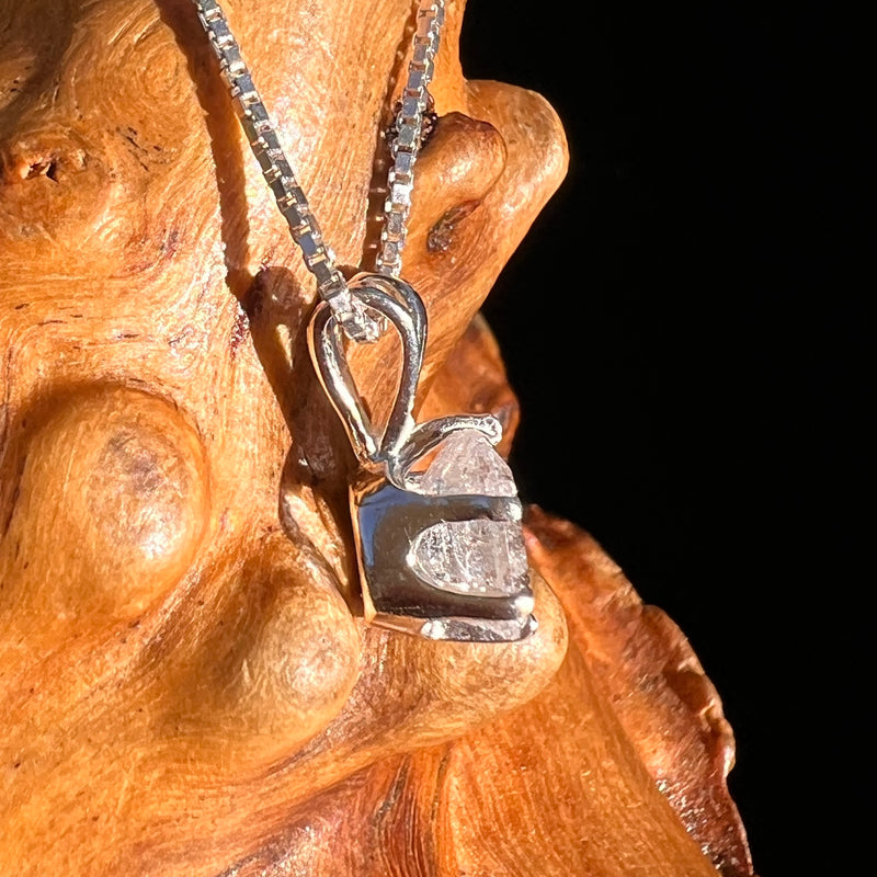 Phenakite Pendant Sterling Silver Faceted Gem #7930-Moldavite Life