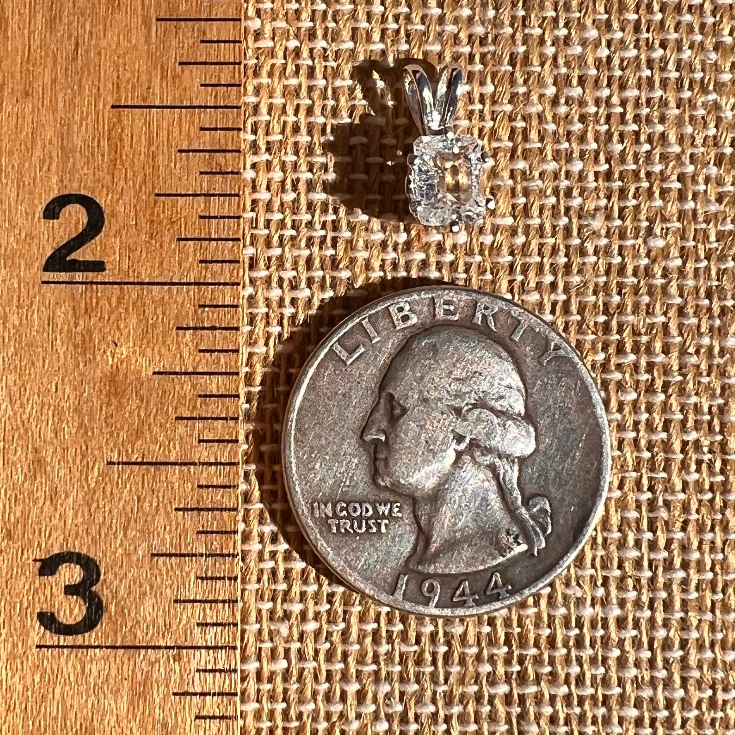 Phenakite Pendant Sterling Silver Faceted Gem #7932-Moldavite Life