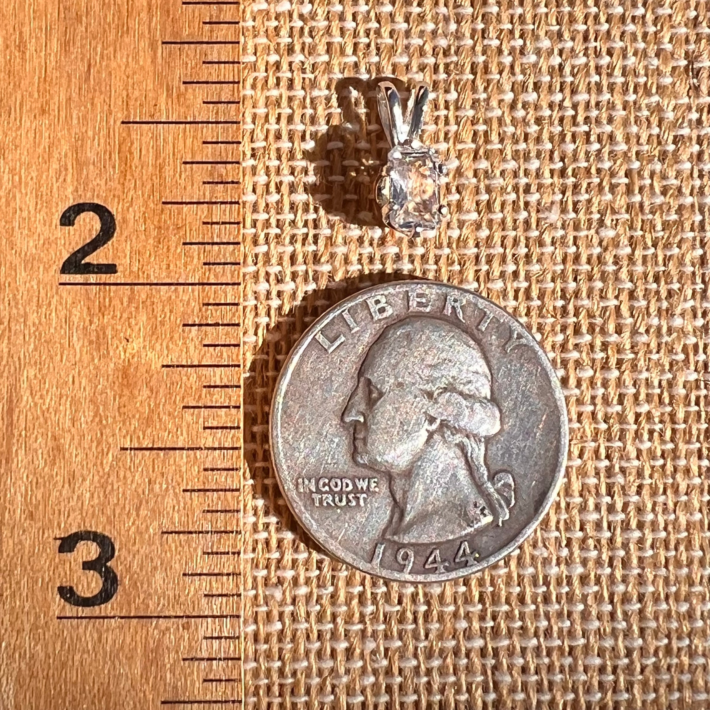 Phenakite Pendant Sterling Silver Faceted Gem #7934-Moldavite Life