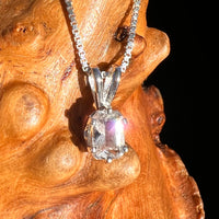 Phenakite Pendant Sterling Silver Faceted Gem #7939-Moldavite Life