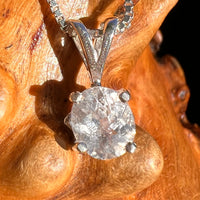 Phenakite Pendant Sterling Silver Faceted Gem #7942-Moldavite Life