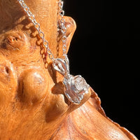 Phenakite Rose Necklace Sterling Silver Faceted Gem #7916-Moldavite Life