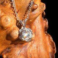 Phenakite Rose Necklace Sterling Silver Faceted Gem #7917-Moldavite Life