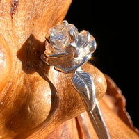 Phenakite Rose Ring Sterling Silver Size #8040-Moldavite Life