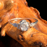 Phenakite Rose Ring Sterling Silver Size #8040-Moldavite Life